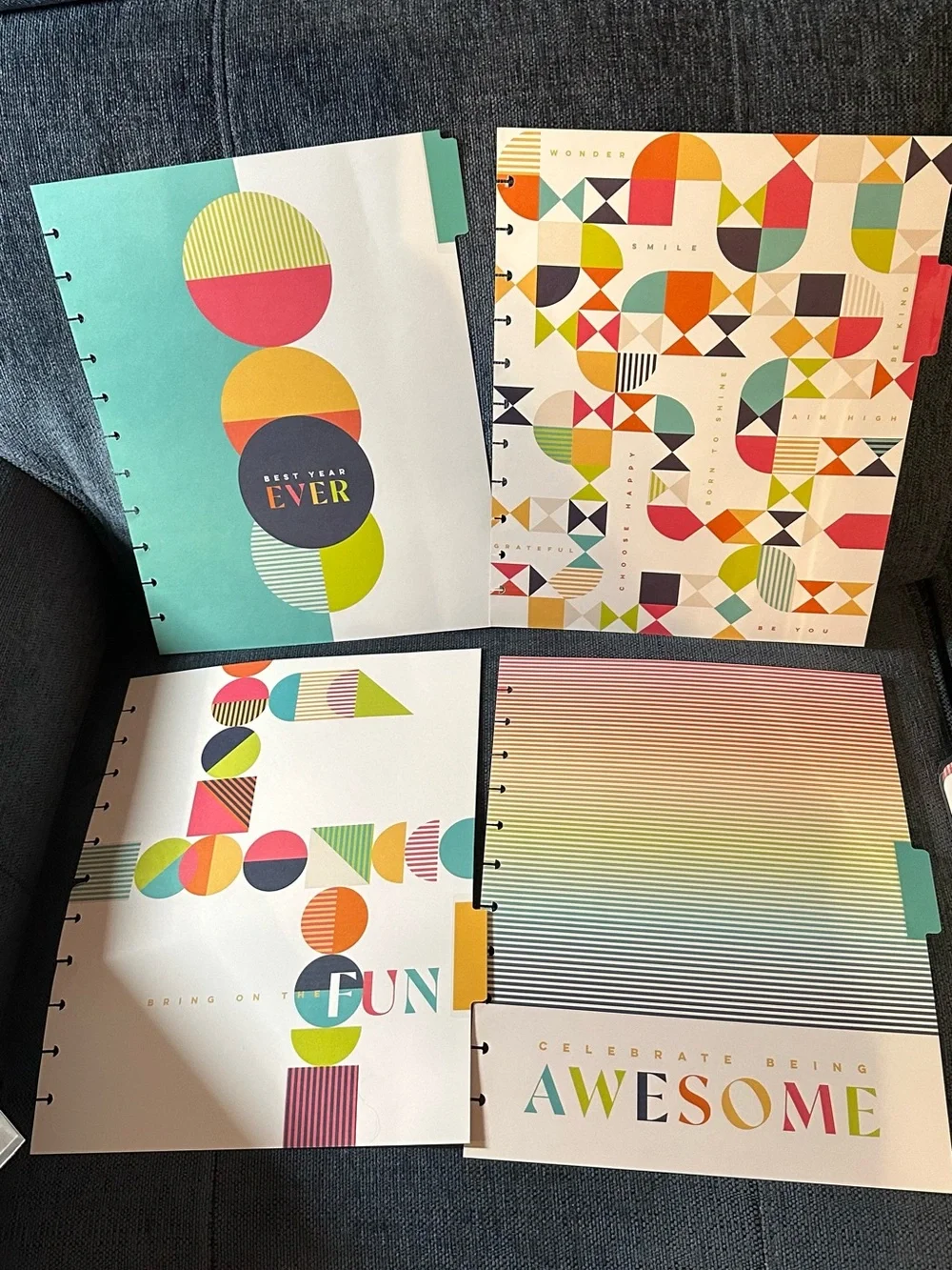 The Happy Planner Fun Geo Schoolwork Organizer